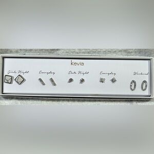 Kevia Earings  Box Set - 5 Pairs